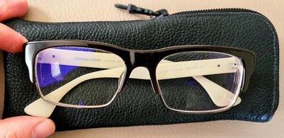 Marco de gafas Chrome Hearts Mingus negro/hueso - Nuevo Foto 1 de 4