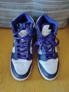 Nike Púrpura/Blanco Retro Talla Alta Zapatillas 6Y para niños - Imagen 1 de 8