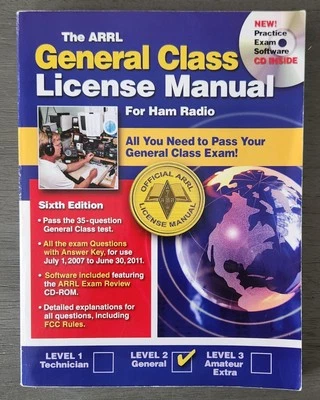 "ARRL General Class License Manual for Ham Radio" Lvl 2 6th ed-CD by Ward Silver - Image 1 of 4