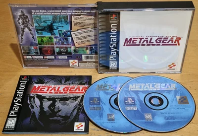 Metal Gear Solid for Sony Playstaion 1 PS1 Complete EXC Condition NTSC-U/C USA - Image 1 of 4
