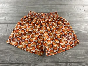 Inaka Power Mesh Shorts Allover-Druck Größe Small 5" Schrittlänge selten orange - Bild 1 von 9