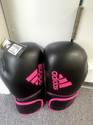 Guantes de Boxeo Adidas Híbridos 80 | Negro y Rosa | 10 OZ | Para Mujer | Boxeo - Nuevos con Etiquetas Foto 1 de 2