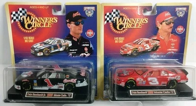 Dale Earnhardt & Dale Jr 1/43 Coca Cola Winners Circle Diecast Cars NASCAR 1998 - Image 1 of 4