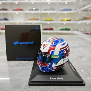 Spark 1:5 2023 UK Alpine BWT Team Pierre Gasly Helmet Model - Picture 1 of 12