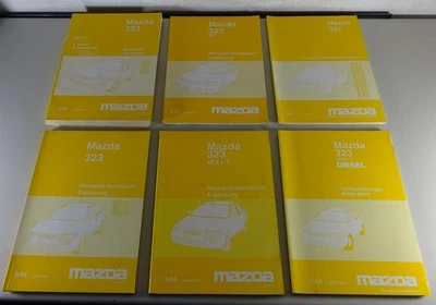 Manuale Di Officina Volume 1 + Aggiunte Mazda 323 Tipo BA Motore Cambio Dal 1994 - Immagine 1 di 4