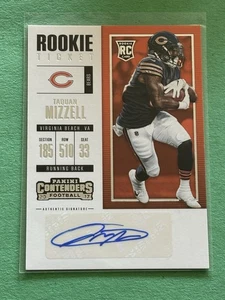 TAQUAN MIZZELL 2017 CONTENDERS ROOKIE TICKET AUTOGRAPH AUTO AJ7778 - Foto 1 di 2