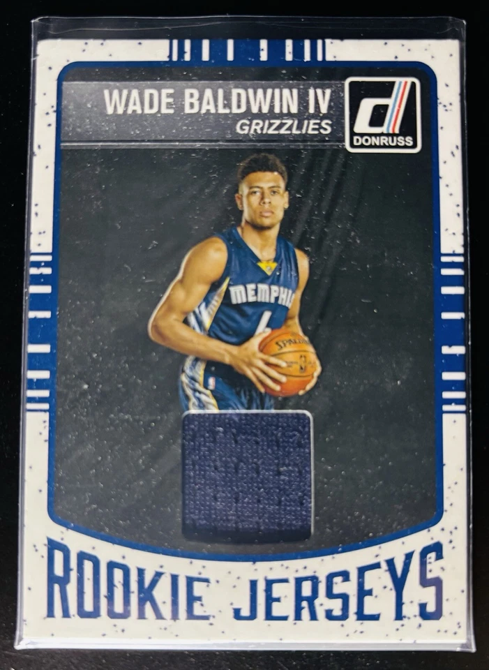 Wade Baldwin IV 2016-17 Panini Donruss Rookie Jerseys Memorabilia Relic - Image 1 of 2