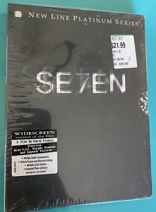Seven Se7en DVD 2 Disc Set Brad Pitt Morgan Freeman Gwyneth Paltrow New Sealed - Picture 1 of 3