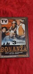 Bonanza Vol 1 (All Region DVD) 3 Classic Episodes VGC - Picture 1 of 1