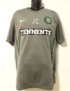 The Celtic Football Club Men's Tennent's Nike Dri-Fit Mesh Shirt, Gray - L, EUC - Picture 1 of 9