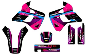 1991-1994 KDX 250 SURGE Pink Senge Graphics Kit Compatible with Kawasaki - Picture 1 of 10