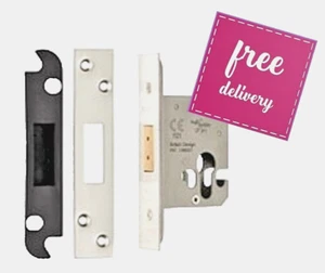 10no di 3" Euro Profilo Dead Lock SSS 76mm Fornito con viti EDS5030SSS - Foto 1 di 3