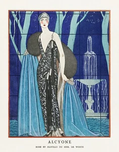 Impresión o lienzo -Alcyone 1923: -ilustración de moda por George Barbier - Imagen 1 de 1