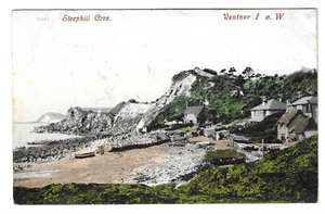 ISLE OF WIGHT - STEEPHILL COVE, VENTNOR 1905 Postcard - Picture 1 of 1