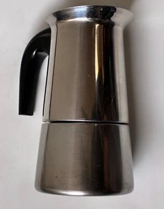 Guido Bergna GB Inox 18-10 4 tazas estufa cafetera espresso olla percoladora - Imagen 1 de 16