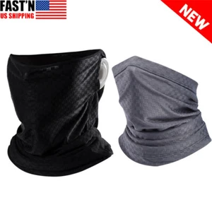 Neck Gaiter Bandana Face Mask Sun Cooling Scarf Gator Cover Head for Men Women - Picture 1 of 21