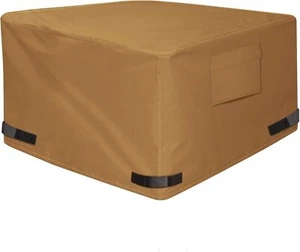NEXCOVER Square Fire Pit Cover - Waterproof 600D Heavy Duty Cover, Premium Patio - Picture 1 of 7