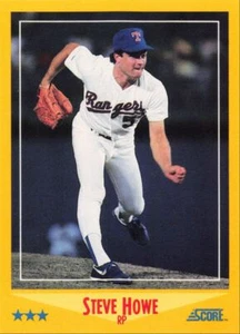 1988 Score Baseball Steve Howe Texas Rangers #543 - Picture 1 of 2
