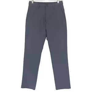 Pantalones de viaje Rhone para hombre 28x29 ajuste ajustado gris polietileno delantero plano 5 bolsillos nuevos sin etiquetas - Imagen 1 de 7