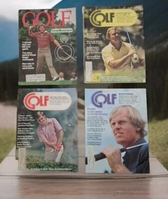 Lot 4 1973-77 Golf Magazines JOHNNY MILLER. PALMER US Open 1973 Preview, Clubs Foto 1 de 4