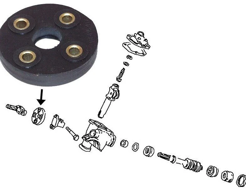 Beetle Steering Coupling Disc 1950 to 1979 Type 1 - Image 1 of 1