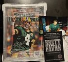 Brett Favre Signed Sports Illustrated No Label Packers Auto 4 Authentic Coa Si