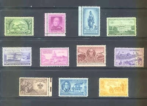 US 1950 Commemorative Year Set with 11 Stamps MNH - Image 1 of 1