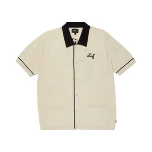 Huf Icarus S/S Knit Top Natural KN00534 NTR - Picture 1 of 7