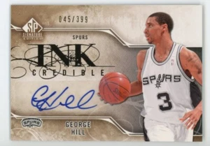 2009-10 SP Signature Edition Inkcredible George Hill /399 - Picture 1 of 2