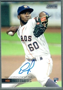 2021 Stadium Club Enoli Paredes Rookie RC Auto Astros SP - Picture 1 of 2