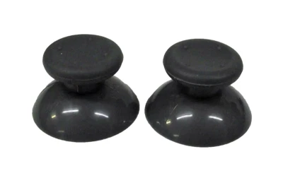 2 x Grey Replacement Xbox 360 Controller Joystick Thumb Pad Stick Caps - Image 1 of 2