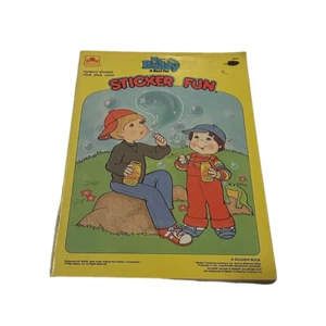 STICKER FUN: A Golden Book, My Buddy A Real Pal 1986 Hasbro Vintage NOS - Imagen 1 de 6