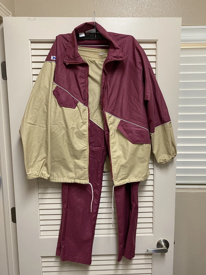 Conjunto de chándal chaqueta pantalones jogger con cremallera bloques de colores S años 80 Asics Tiger de colección Foto 1 de 4