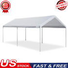 Outdoor Domain Basic 10'X20' Metal & Polyester Carport Shelter Canopy Shade New
