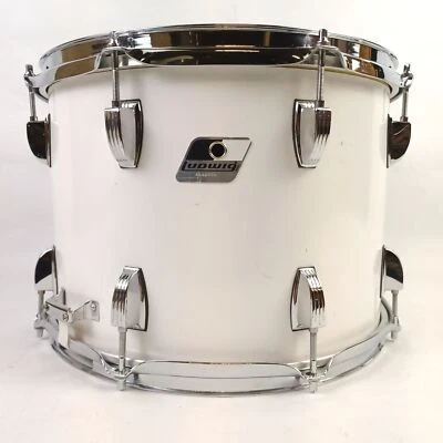Ludwig 10x14"White Cortex Parade/Marching Snare Drum Rocker Black/White 4Ply P85 - Image 1 of 4