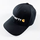 Carhartt Men's Baseball Cap Black Cotton Twill Logo Graphics One Size