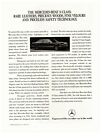 Mercedes Benz S Class Rare Leathers Vintage 1990 Print Ad
