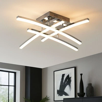 Lampada Da Soffitto Lampada Da Camera LED Design A Bolle D'aria L 45 Cm - Immagine 1 di 4