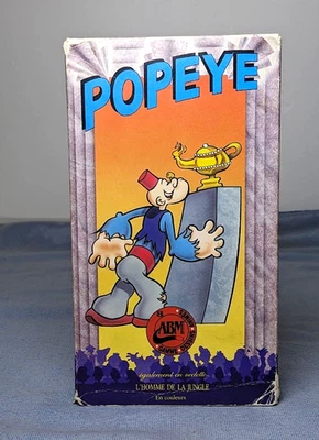POPEYE VF VHS – ABM – Aladin + Bonus Jungle – Collectors - Image 1 of 3