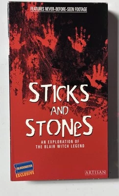 Sticks And Stones An Exploration of The Blair Witch Legend VHS 1999 Blockbuster - Image 1 of 4