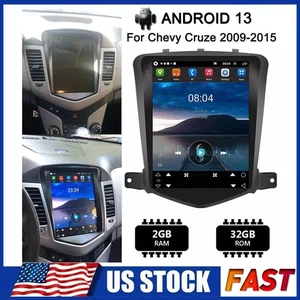 9.7" ANDROID 13.0 PARA 2009-2015 CHEVY CRUZE APPLE CARPLAY RADIO DE COCHE ESTÉREO GPS - Imagen 1 de 15