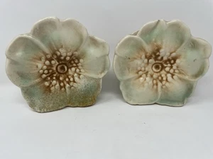 Paar 2 alte McCOY Keramik HUNDEHOLZ WANDTASCHEN wunderschön! - Bild 1 von 10