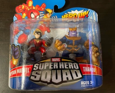 Marvel Superhero Squad THANOS & CAPTAIN MARVEL  Excellent Condition - Image 1 of 4