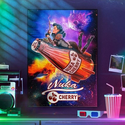 Displate Limited Edition: Nuka Cherry Girl - X/1000 - Fallout - Image 1 of 3