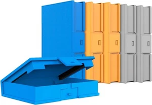Inateck 3.5 Inch Hard Drive Case HDD Protective Box with Blue/Gray/Orange - Picture 1 of 7