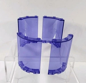 Lego 30562 Cilindro Cuarto 4x4x6 - Transparente Púrpura Ventana Lote De 4 Nuevo - Imagen 1 de 4