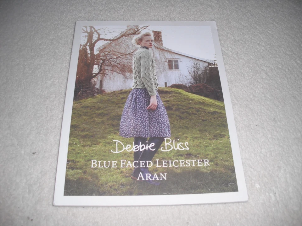 Debbie Bliss Blue Faced Leicester Aran Pattern Book. 13 Patterns - Image 1 of 4