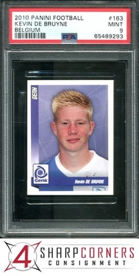 2010 帕尼尼比利时美式橄榄球 #163 KEVIN DE BRUYNE RC PSA 9 — 第 1/4 张图片
