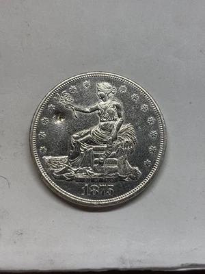 Dólares de plata 1875 cc dólares comerciales 40 Foto 1 de 3