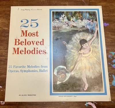 25 Most Beloved Melodies (Vinyl, 1969) All Disc SBMN VG+ LP Record Album - Image 1 of 3